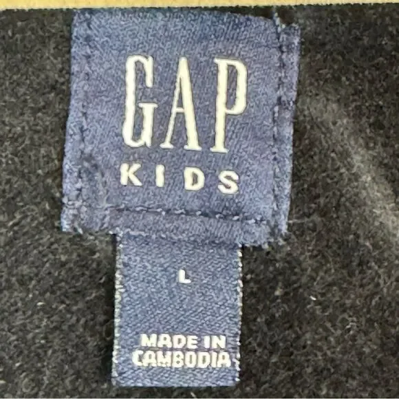 GAP Kids Velvet Black Overalls M - Picture 3 of 7